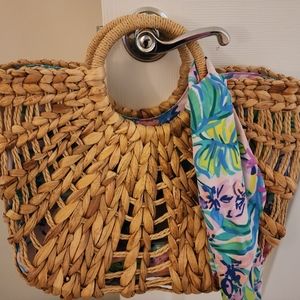 Lilly Pulitzer Straw Bag